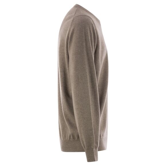 Brunello Cucinelli Men Pure Cashmere Crew-Neck Sweater